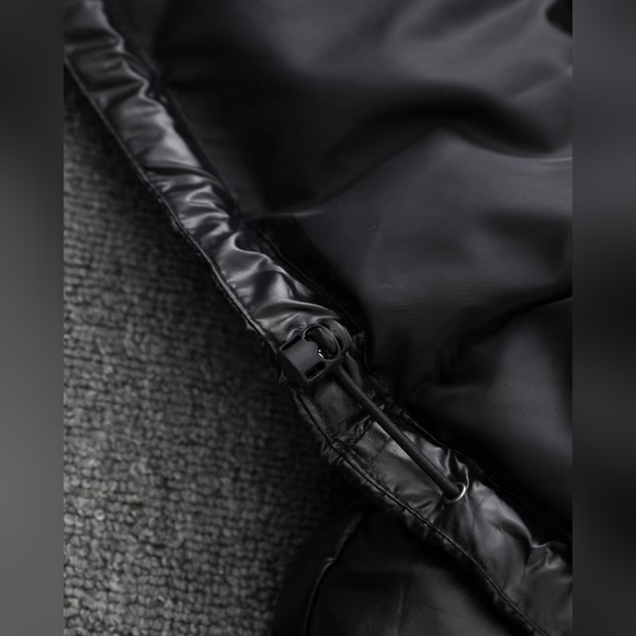 Polo Ralph Lauren Black Detachable Hood Puffer Jacket - Picture 4 of 8